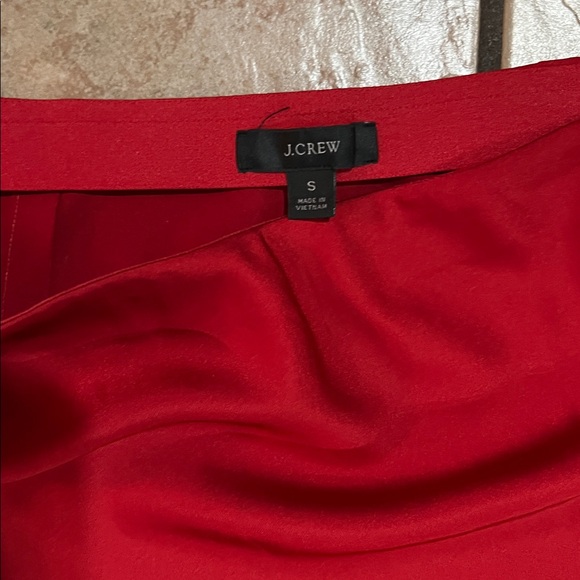 J. Crew Vibrant Red A-Line Skirt Size Small - Picture 2 of 2